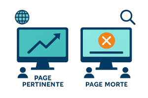 découvrez les différences entre une page pertinente et une page morte, et comprenez comment chacune impacte le référencement de votre site web.